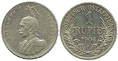 1 Rupie, Deutsch-Ostafrika