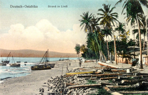 Deutsch-Ostafrika_Strand in Lindi