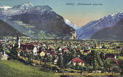 Altdorf (Bristenstock 3074 m)