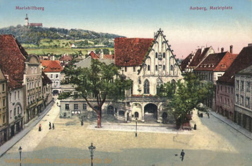 Amberg, Marktplatz, Mariahilfberg