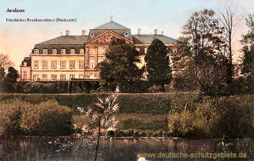 Arolsen, Fürstliches Residenzschloss (Rückseite)