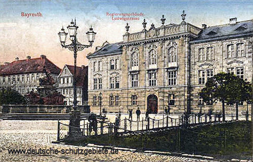 Bayreuth, Regierungsgebäude, Ludwigstraße