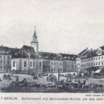 Berlin, Spittelmarkt mit Gertraudten-Kirche um das Jahr 1783