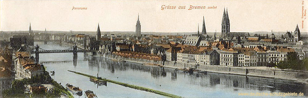 Bremen, Panorama 1902