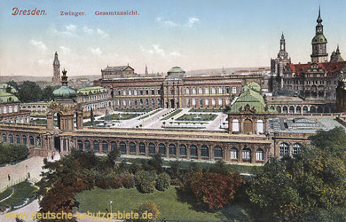 Dresden, Zwinger Gesamtansicht