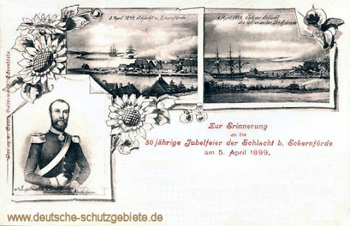 Hauptmann Jungmann, Schlacht bei Eckernförde am 5. April 1849