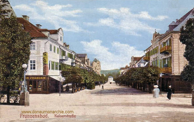 Franzensbad, Kaiserstraße