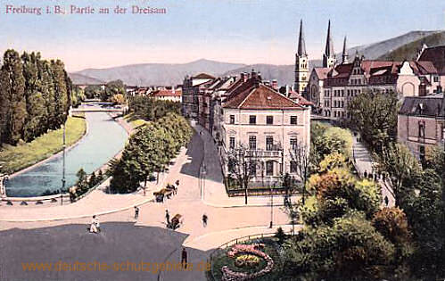 Freiburg i. B., Partie an der Dreisam
