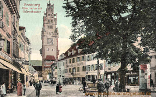 Freiburg i. B., Oberlinden mit Schwabentor