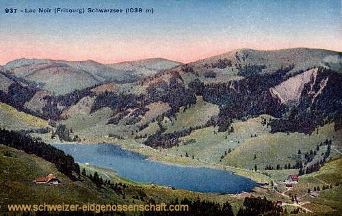Lac Noir (Fribourg) Schwarzsee (1038 m)