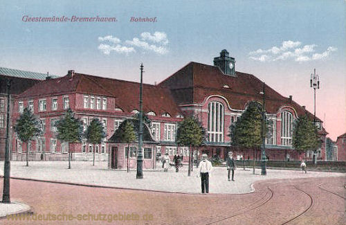 Geestemünde-Bremerhaven, Bahnhof