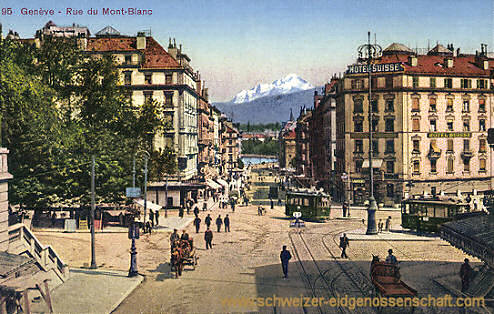 Genève, Rue du Mont-Blanc