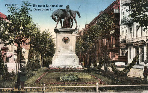Graudenz, Bismarck-Denkmal am Getreidemarkt