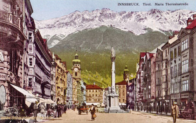 Innsbruck - Tirol. Maria Theresiastraße