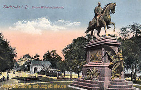 Karlsruhe i. B., Kaiser-Wilhelm-Denkmal