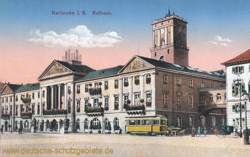 Karlsruhe i. B., Rathaus