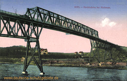 Kiel, Hochbrücke bei Holtenau
