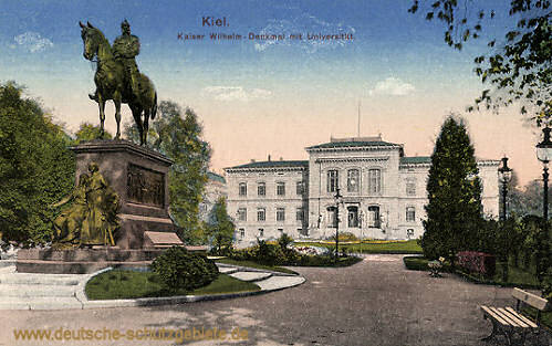Kiel, Kaiser Wilhelm-Denkmal Universität