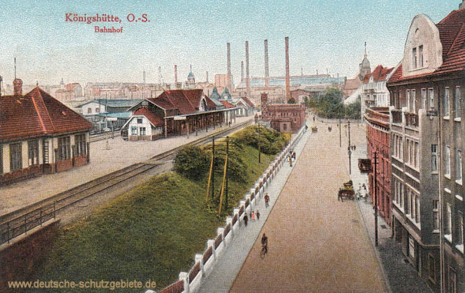 Königshütte O.-S., Bahnhof