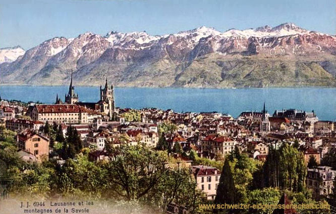 Lausanne et les montagnes de la Savoie