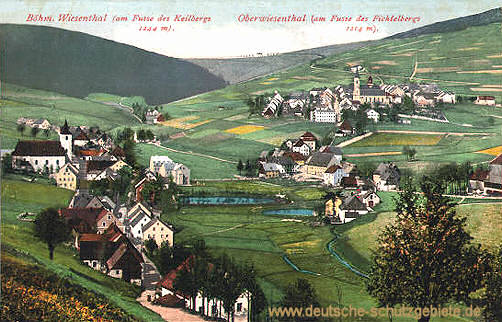 Böhmisch-Wiesenthal und Oberwiesenthal