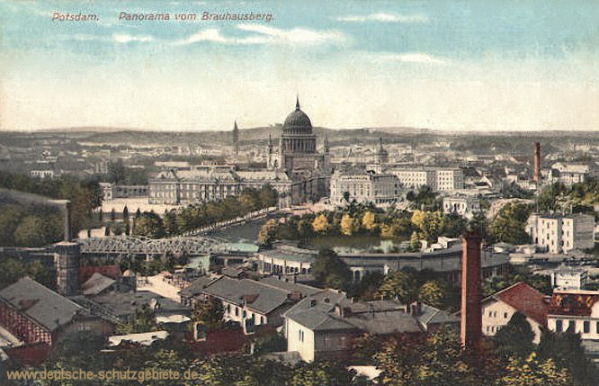 Potsdam, Panorama vom Braunsberg