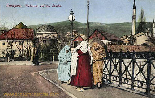 Sarajevo, Türkinnen auf der Straße