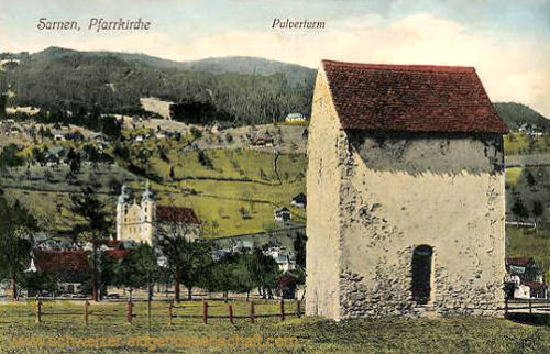 Sarnen, Pfarrkirche, Pulverturm