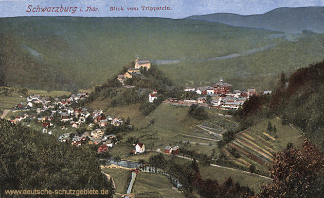 Schwarzburg, Blick vom Trippstein