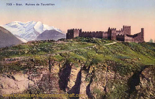Sion, Ruines de Tourbillon