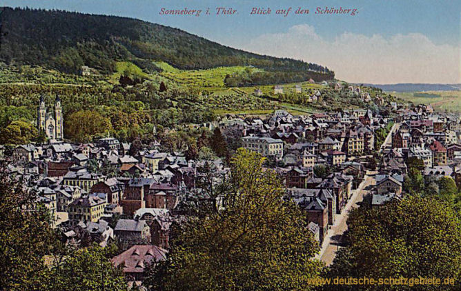Sonneberg, Blick auf den Schönberg
