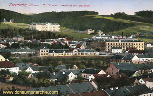 Sternberg in Mähren, Partie vom Marienbild aus gesehen