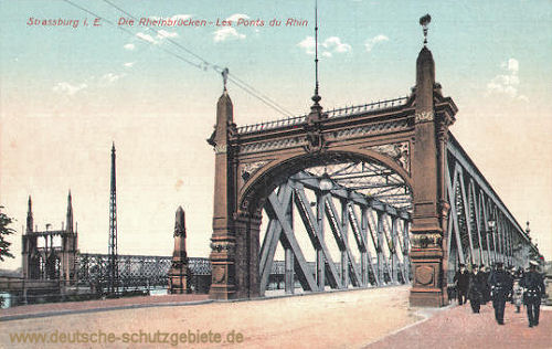 Straßburg i. E., Die Rheinbrücken