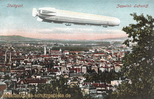 Stuttgart, Zeppelins Luftschiff