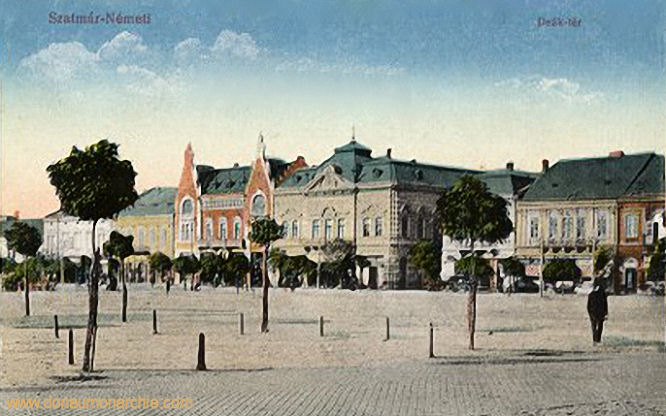 Szatmár-Németi, Deák tér (Marktplatz)