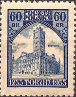 Thorn, Rathaus Polnische Post 1933