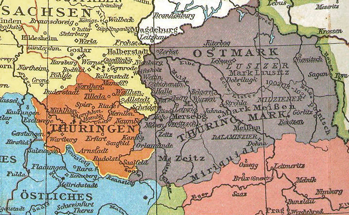 Thüringen und Thüringer Mark