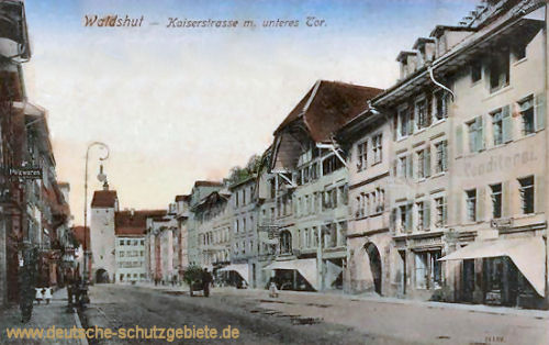 Waldshut, Kaiserstraße, unteres Tor