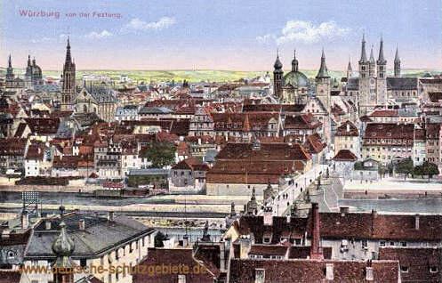 Würzburg, von der Festung