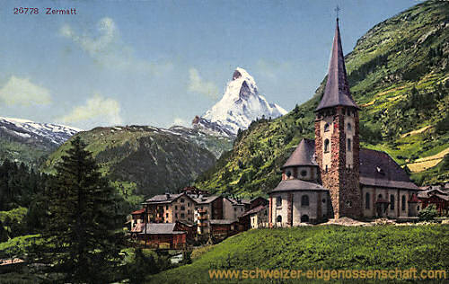 Zermatt, Kirche