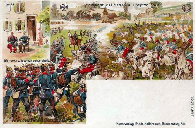 Schlacht bei Sedan am 1. September 1870