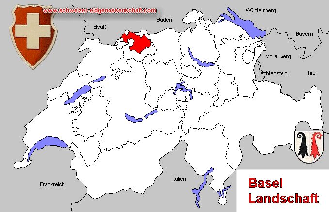 Basel Landschaft, Karte 1914