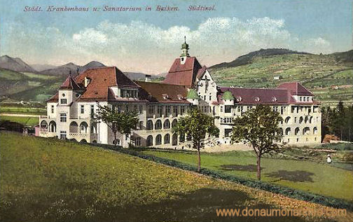 Brixen, Krankenhaus und Sanatorium