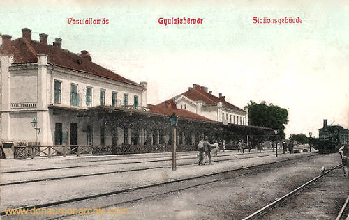 Karlsburg (Gyulafehérvár), Stationsgebäude