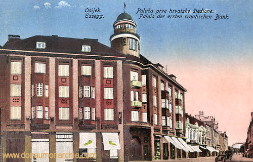 Essegg (Osijek), Palais der ersten croatischen Bank