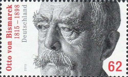 Otto von Bismarck, Briefmarke Deutschland 2015