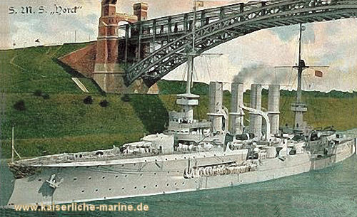 S.M.S. Yorck im Kaiser Wilhelm Kanal