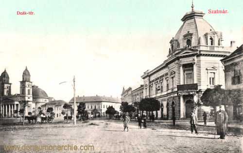 Szatmár (Sathmar - Satu Mare), Deák tér (Marktplatz)
