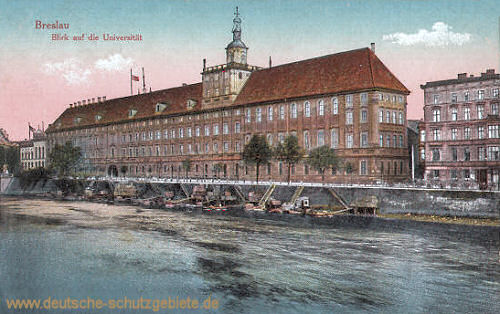 Breslau, Blick auf die Universität