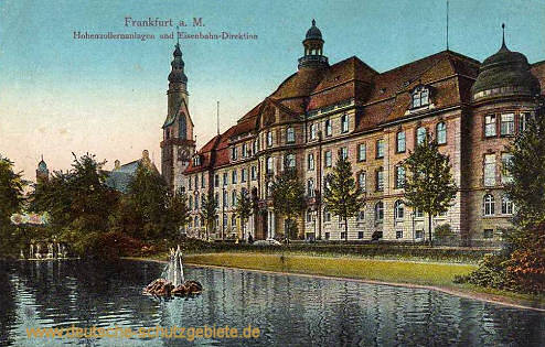Frankfurt a. M., Hohenzollernanlage und Eisenbahn-Direktion